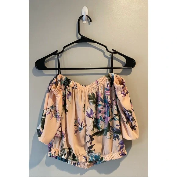 Women’s ‘Forever 21’ floral crop blouse - Picture 2 of 5